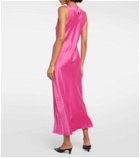 Asceno Valencia silk maxi dress
