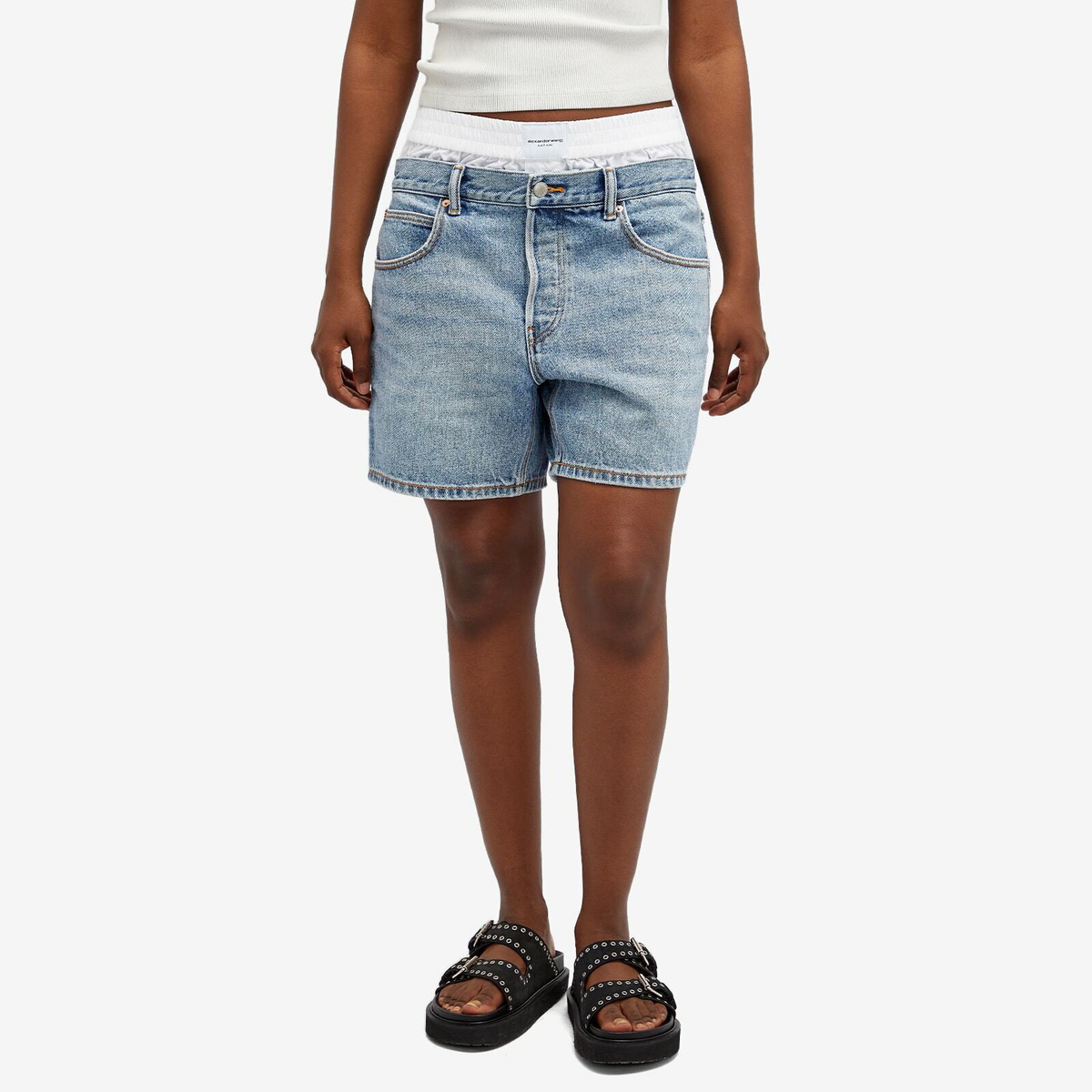 Vintage Alexander Wang Pleated shops Shorts