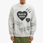 Human Made Men's Graffiti Sweatshirt in Grey