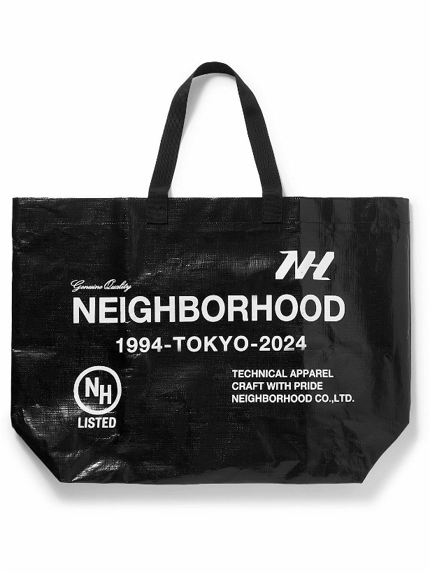 Photo: Neighborhood - Logo-Print Coated-Canvas Tote