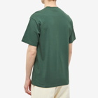 Butter Goods Men's Equpmnent Pigment Dye T-Shirt in Deep Pine