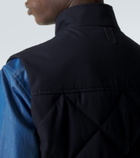 Canali Quilted puffer vest