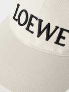 LOEWE - Louis Wain Logo-Embroidered Cotton-Twill Baseball Cap - White