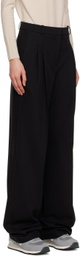 Hugo Black Pleated Trousers