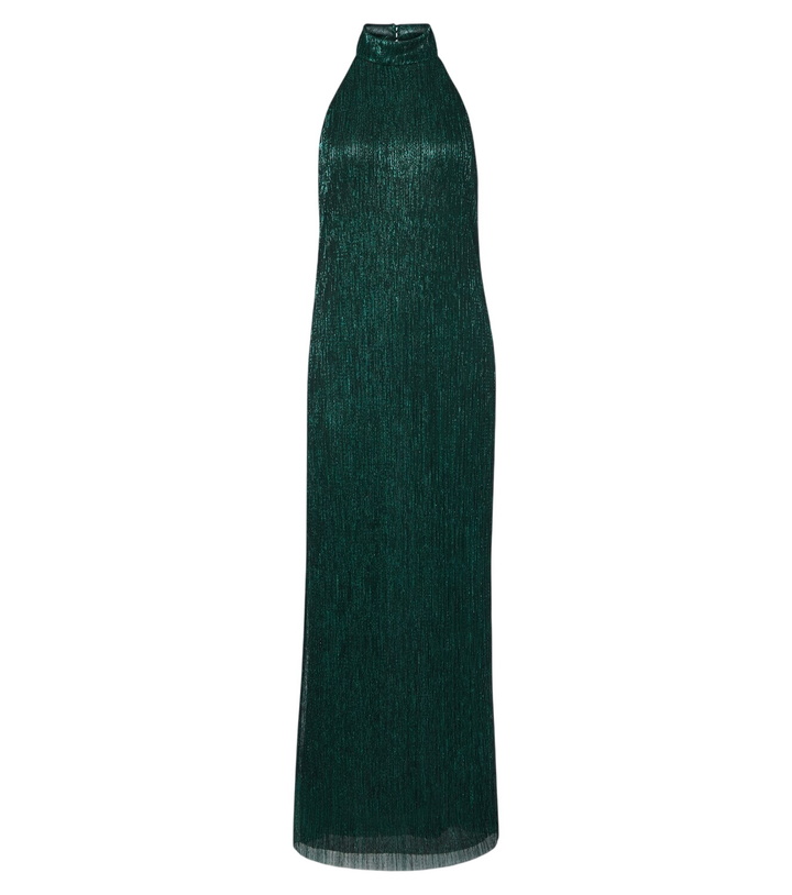 Photo: Cala de la Cruz Jeanne halterneck lamé gown