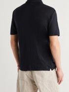 MASSIMO ALBA - Filicudi Linen-Jersey Polo Shirt - Blue