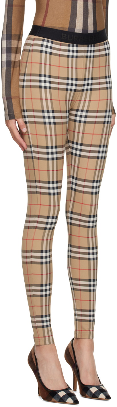 Burberry Beige Belvoir Leggings