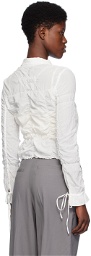 LOW CLASSIC White Wrinkle Shirt