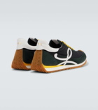 Loewe Flow Runner 2.0 suede-trimmed sneakers