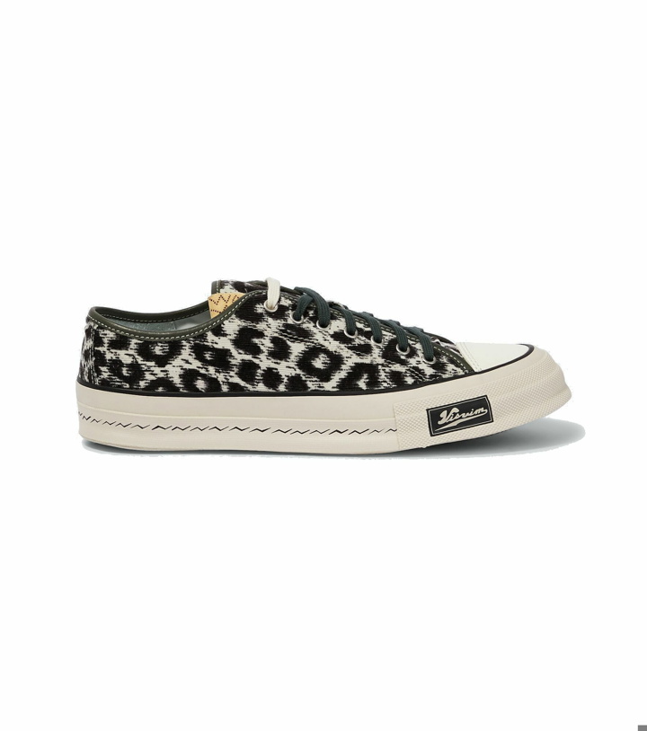 Photo: Visvim - Skagway leopard-print sneakers