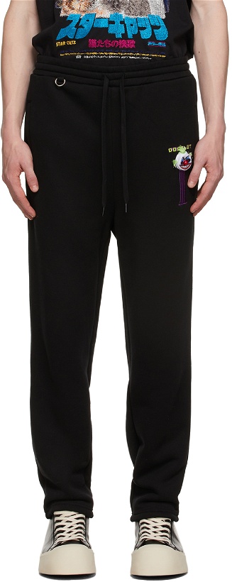 Photo: Doublet Black Embroidered Lounge Pants