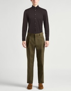 Theory Mens Shirt Dark in Brown