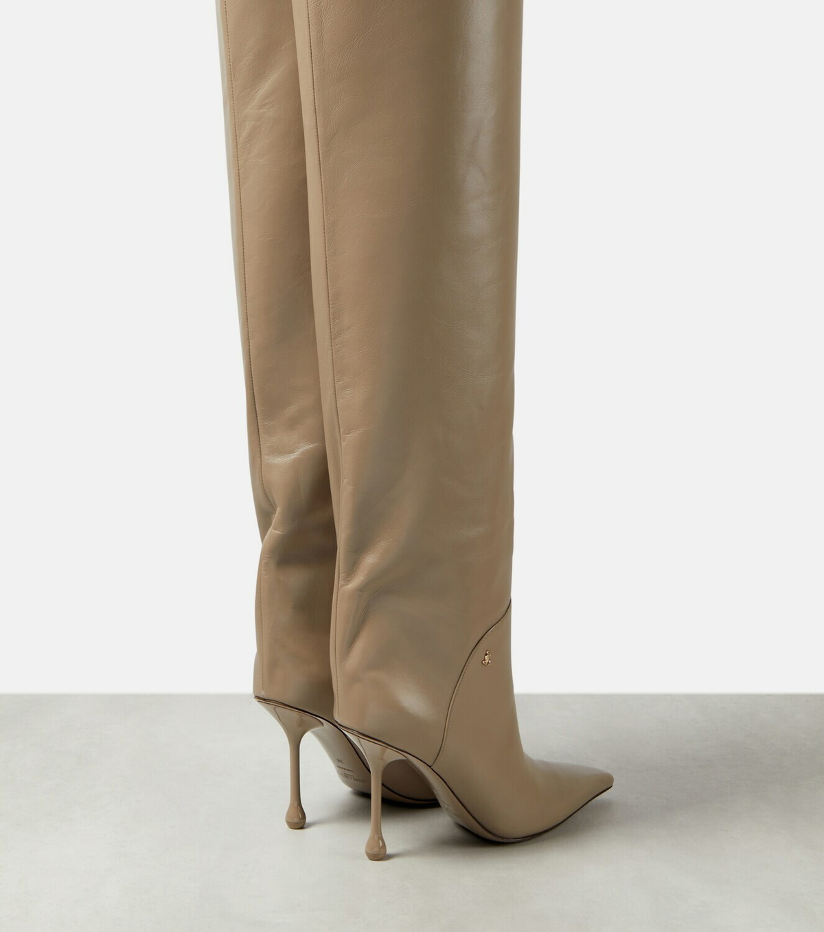 Jimmy Choo Cycas 95 leather knee-high boots Jimmy Choo