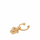 Versace Women's Medusa Head Nose Ring in Versace Gold