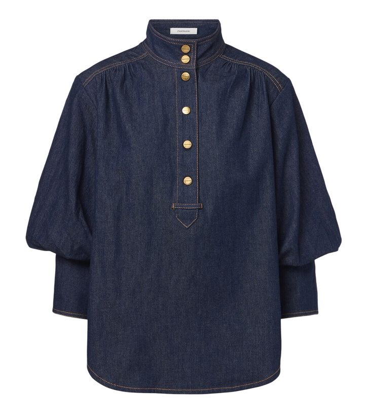 Photo: Zimmermann Denim blouse