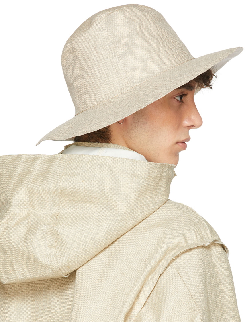 Undercover Beige Linen Hat Undercover