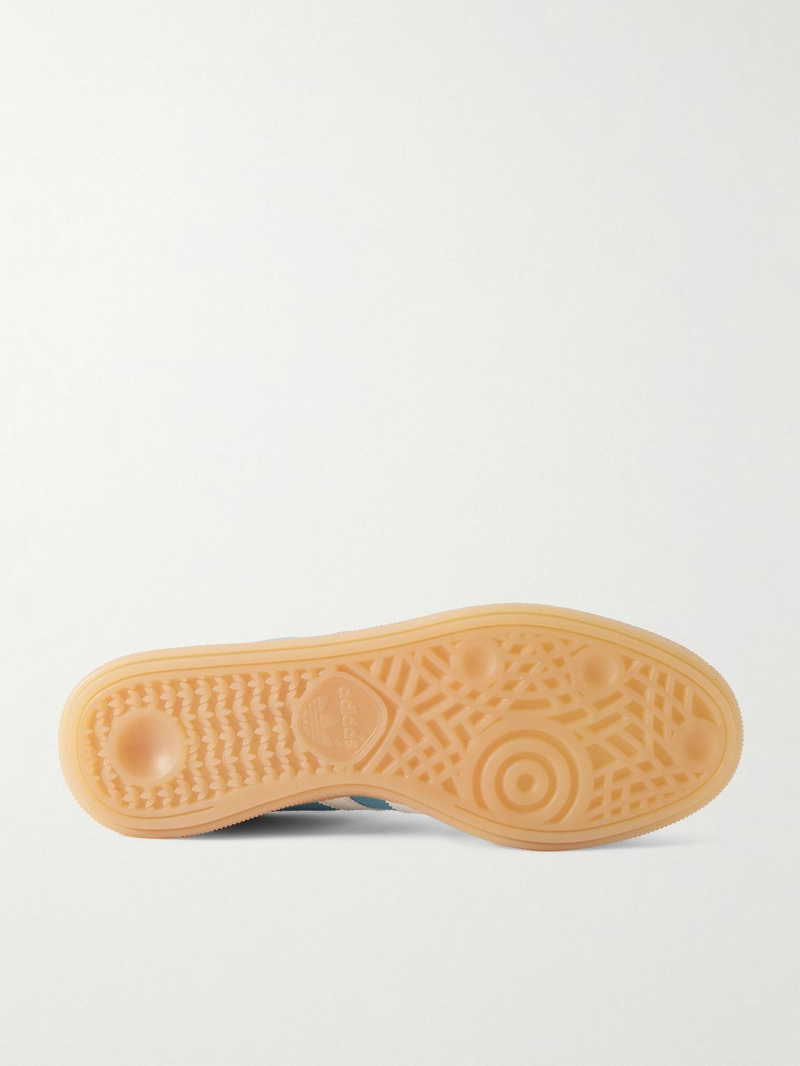 adidas Originals - Muenchen Leather-Trimmed Suede Sneakers - Blue