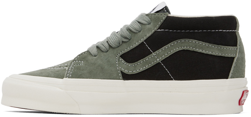 Vans Green & Black Vault OG SK8-Mid LX Sneakers Vans