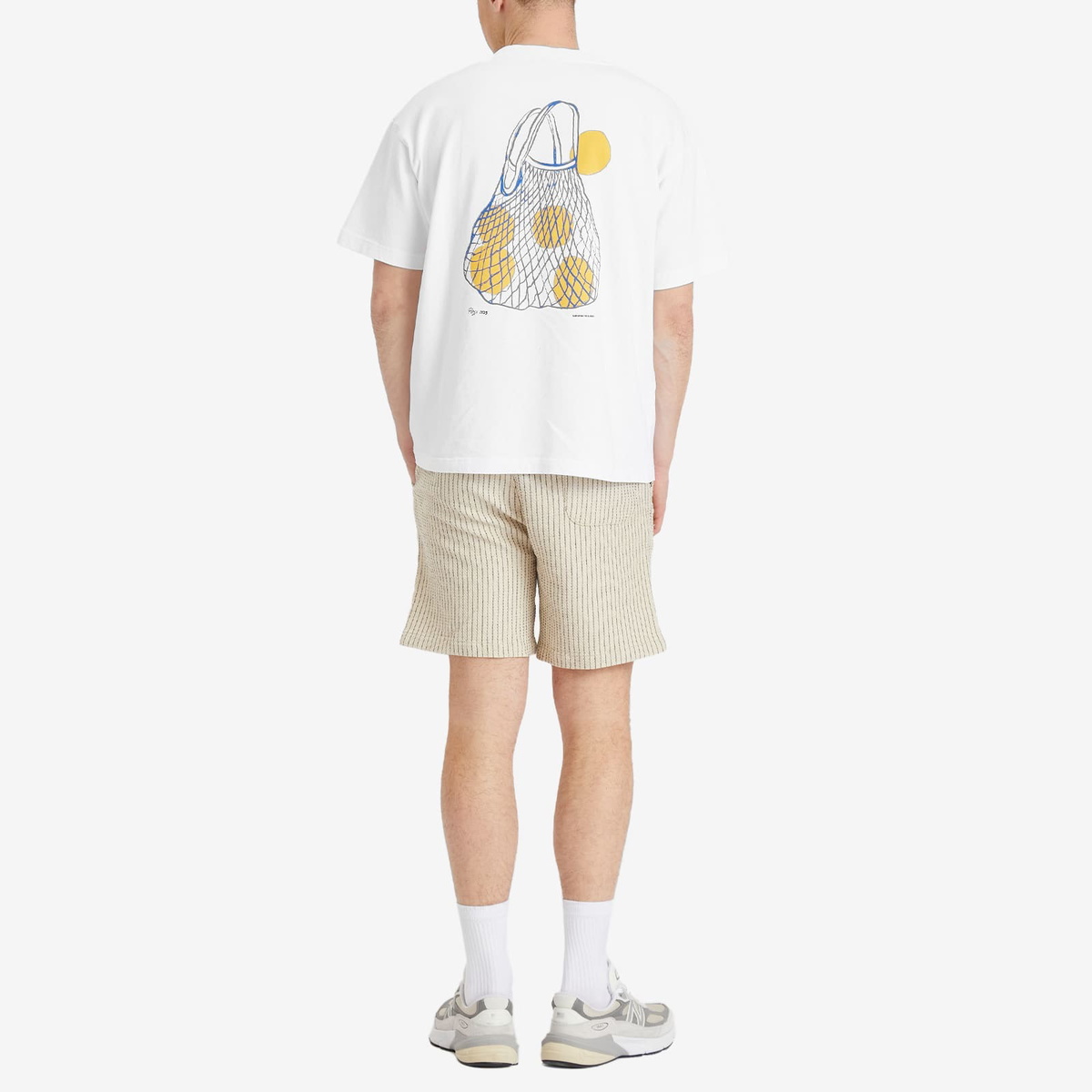 Percival Men's Arancia Oversized T-Shirt in White
