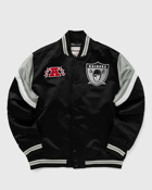 Mitchell & Ness Nfl Heavyweight Satin Jacket Las Vegas Raiders Black - Mens - Bomber Jackets/Team Jackets