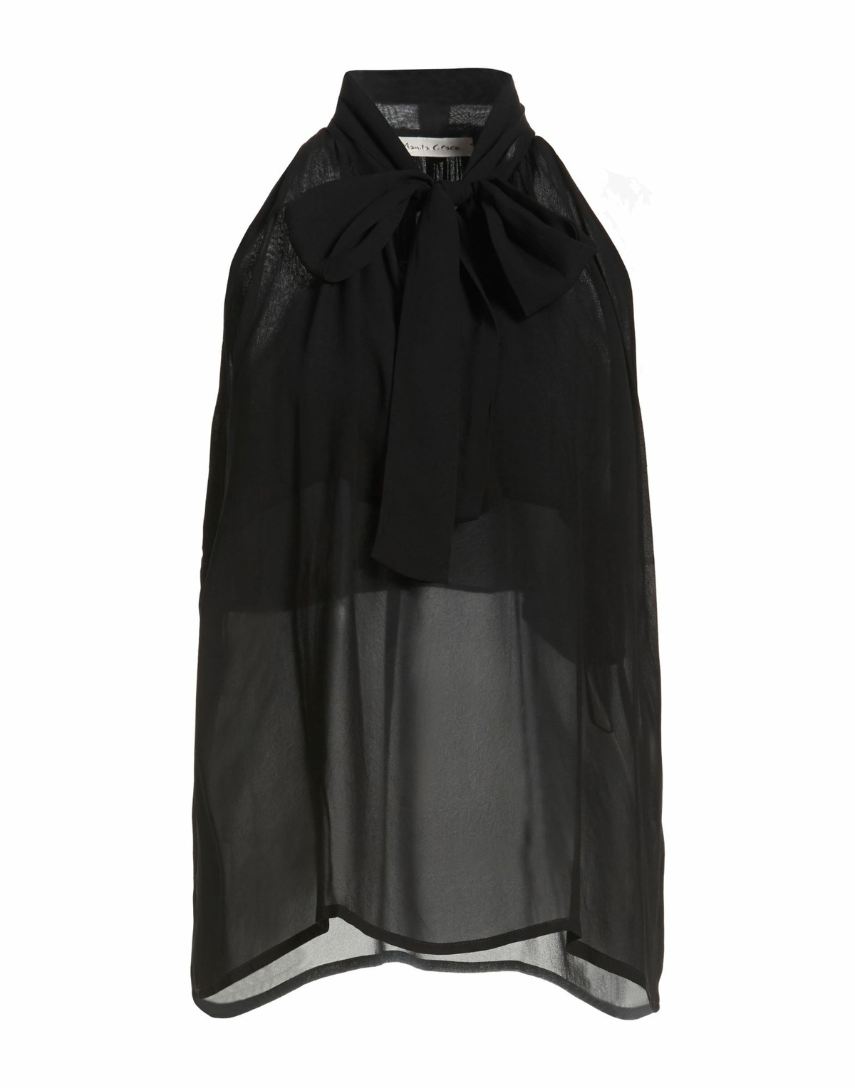 Manila Grace Womens Top in Black