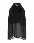 Manila Grace Womens Top in Black