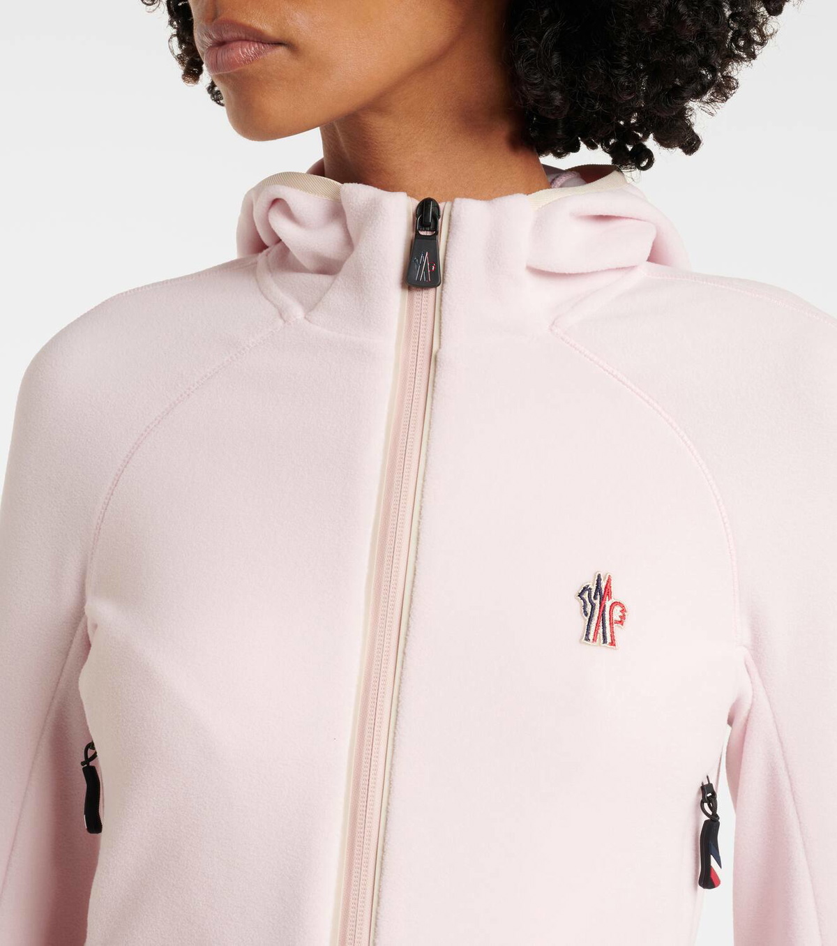 Moncler Grenoble Fleece zip-up hoodie