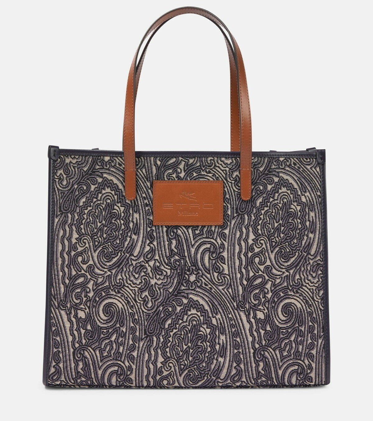 Etro - Globetrotter Medium jacquard tote bag Etro