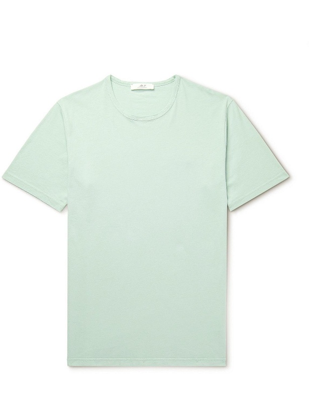 Photo: Mr P. - Garment-Dyed Organic Cotton-Jersey T-Shirt - Green