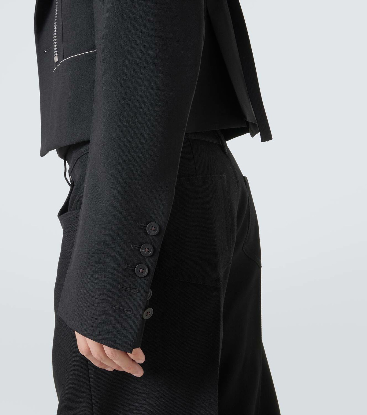 Rick Owens Alice studded virgin wool blazer Rick Owens