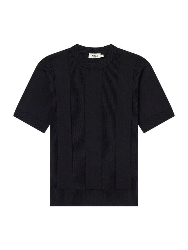 Photo: Altea - Wool T-Shirt - Black