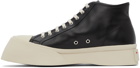 Marni Black Leather Pablo High-Top Sneakers