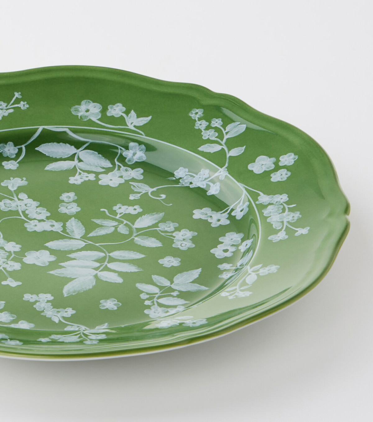 Cabana x Ginori 1735 floral porcelain dinner plate