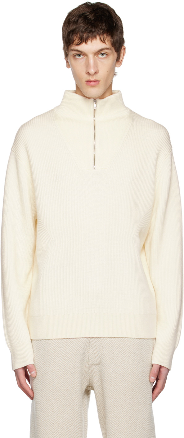 Theory deals white sweater