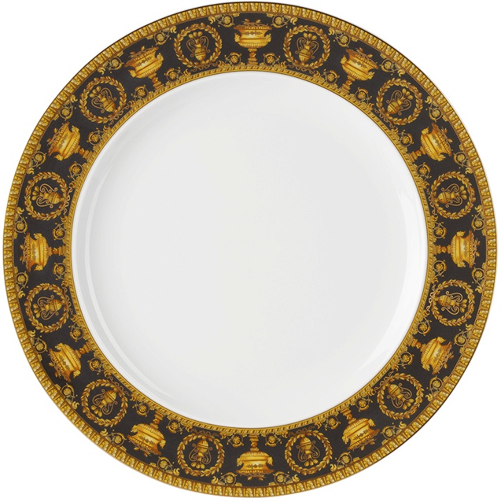 Photo: Versace Black Rosenthal 'I Heart Baroque' Dinner Plate