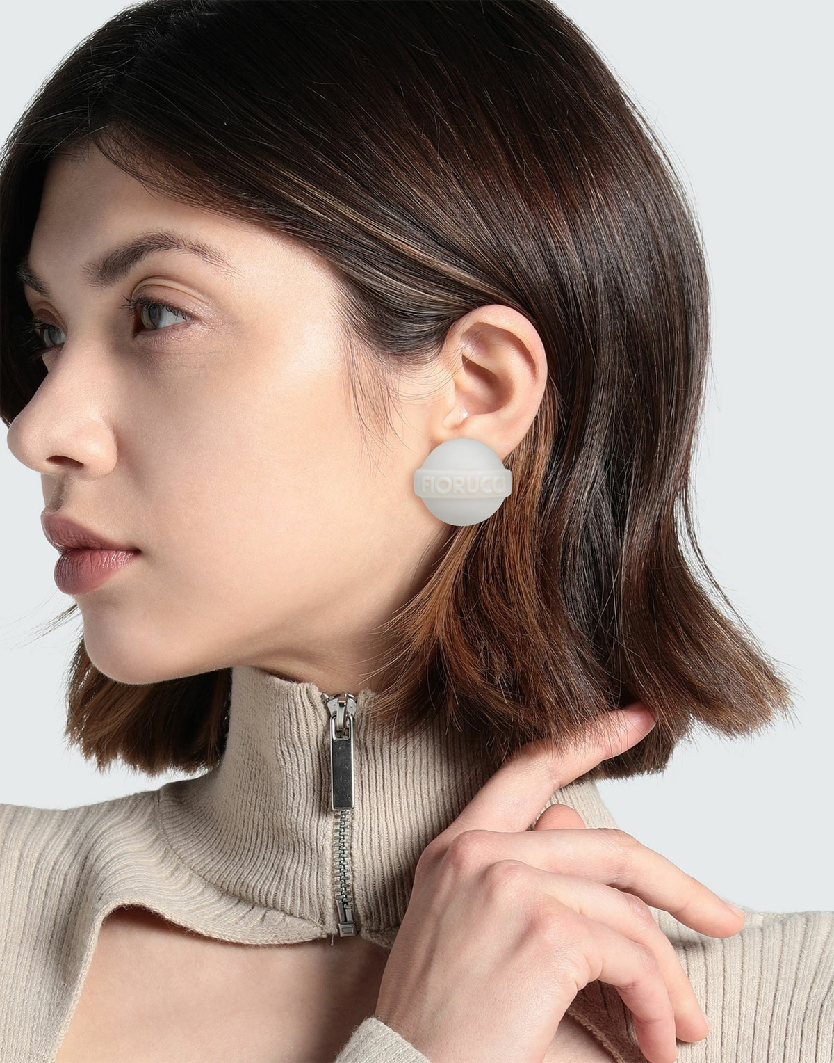 Fiorucci Womens Earrings in White