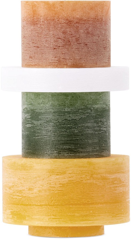 Photo: Stan Editions Green & Yellow Limited Edition Stack 04 Candle Set