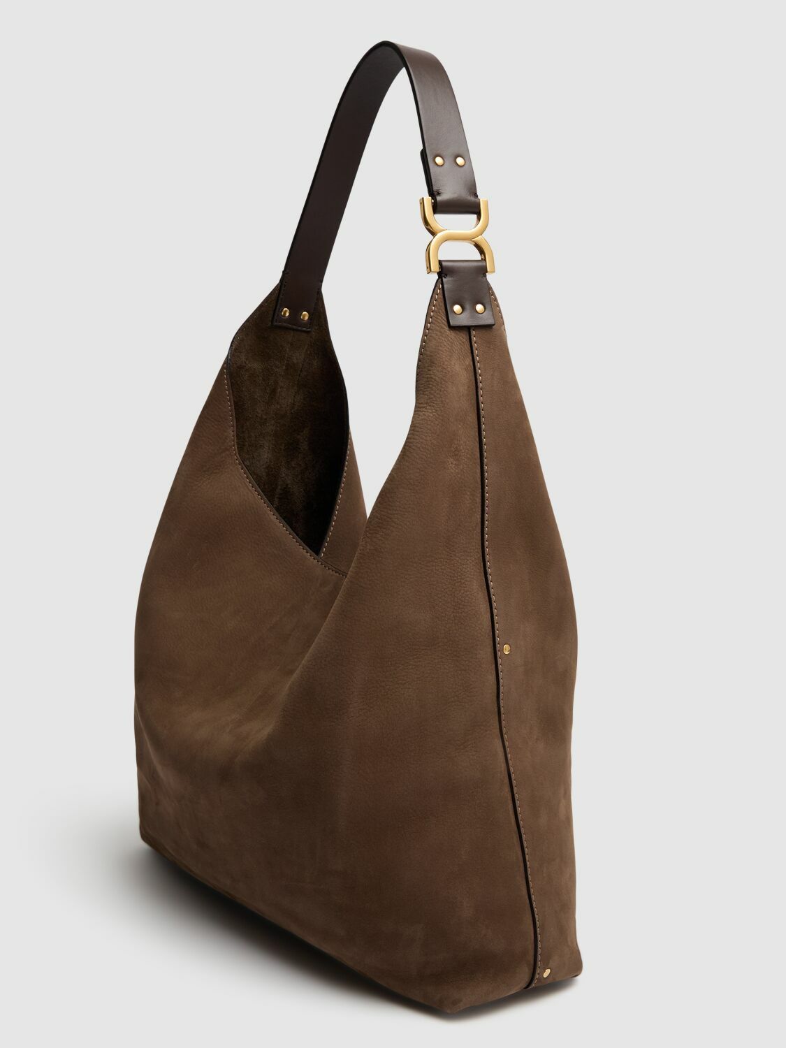 CHLOÉ Marcie Nubuck Leather Tote Bag
