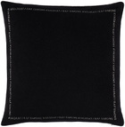Kvadrat/Raf Simons Black Double Face Wool Cushion