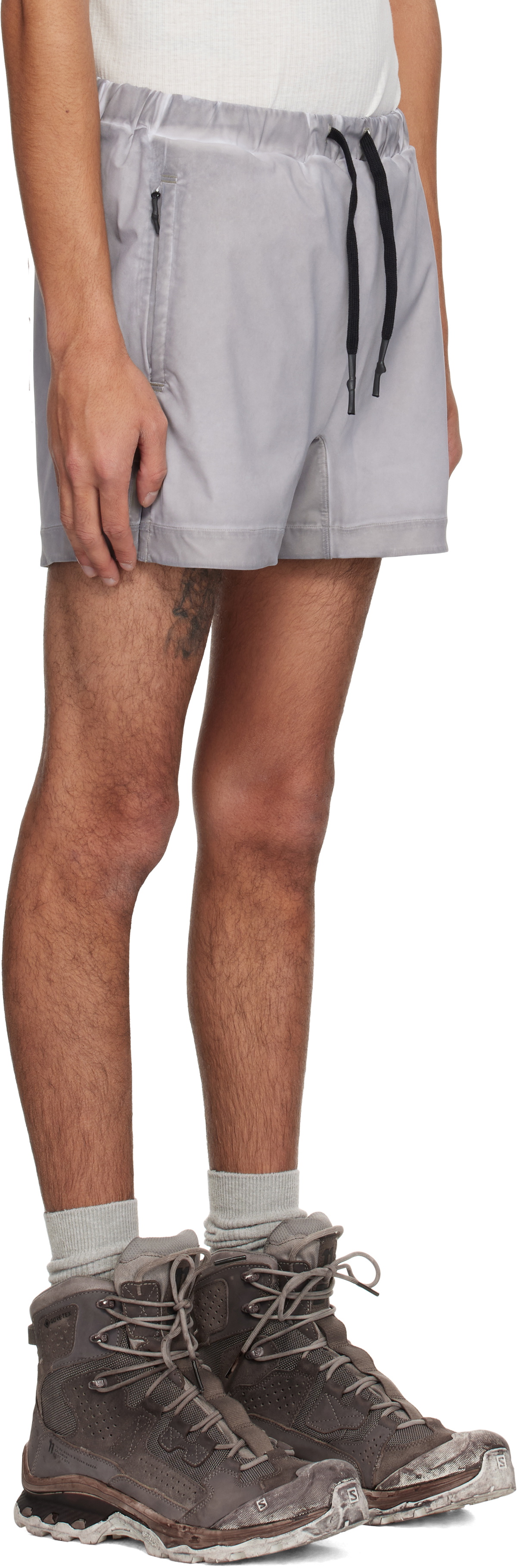 11 by Boris Bidjan Saberi Gray SW1 Swim Shorts