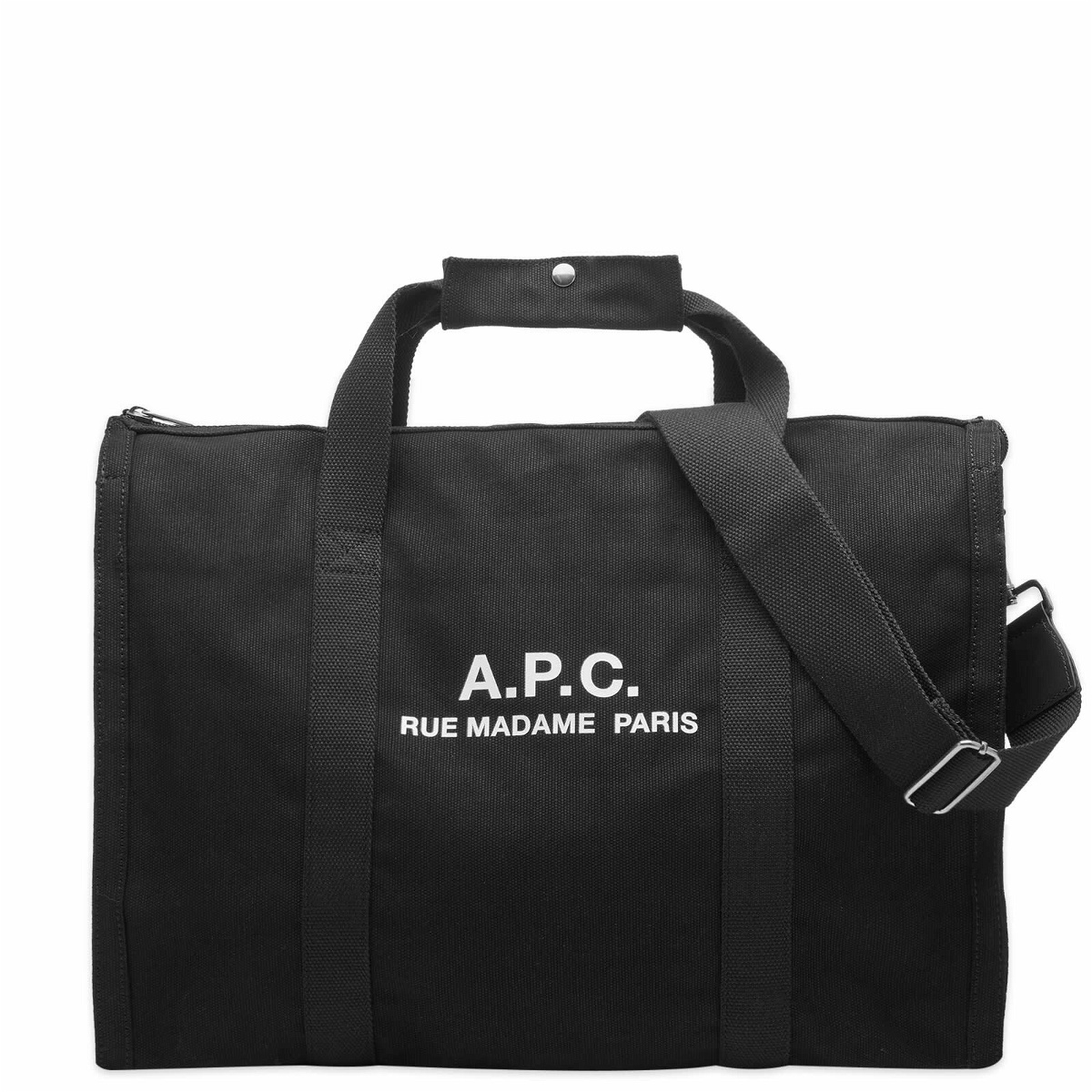 Photo: A.P.C. Men's Recuperation Gym Bag in Black