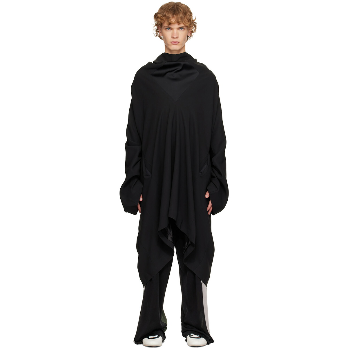 Kiko Kostadinov Black Panchali Key Long Blazer Kiko Kostadinov