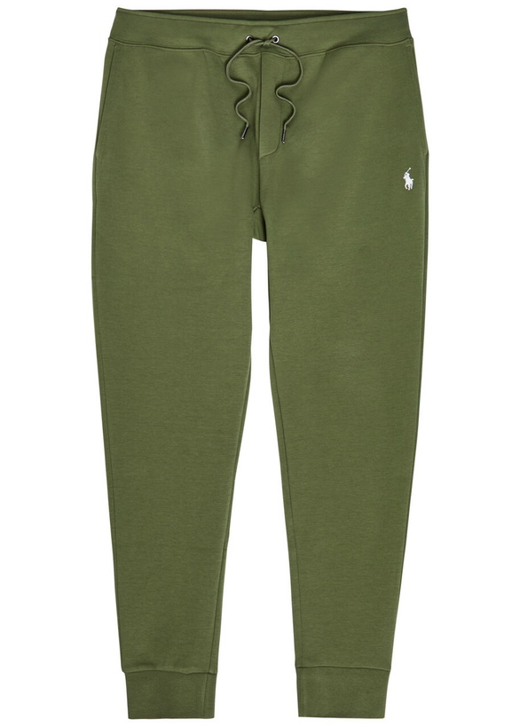 Photo: Polo Ralph Lauren Logo Cotton-blend Sweatpants Olive