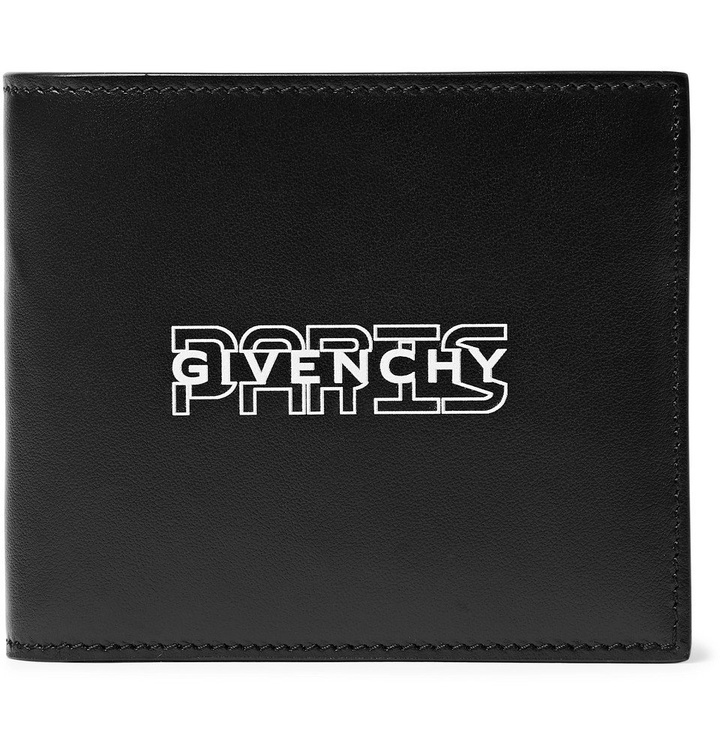 Photo: Givenchy - Logo-Print Leather Billfold Wallet - Black