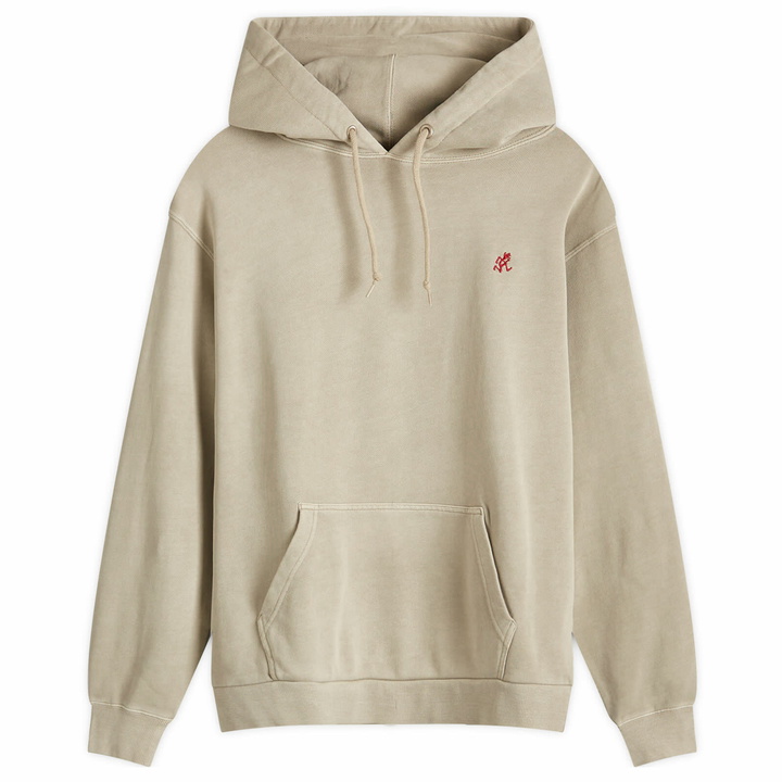 Photo: Gramicci Men's One Point Hoodie in Pigment Oat