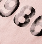 Helmut Lang - Slim-Fit Logo-Print Cotton-Jersey T-Shirt - Men - Pink