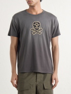 RRL - Appliquéd Cotton-Jersey T-Shirt - Black