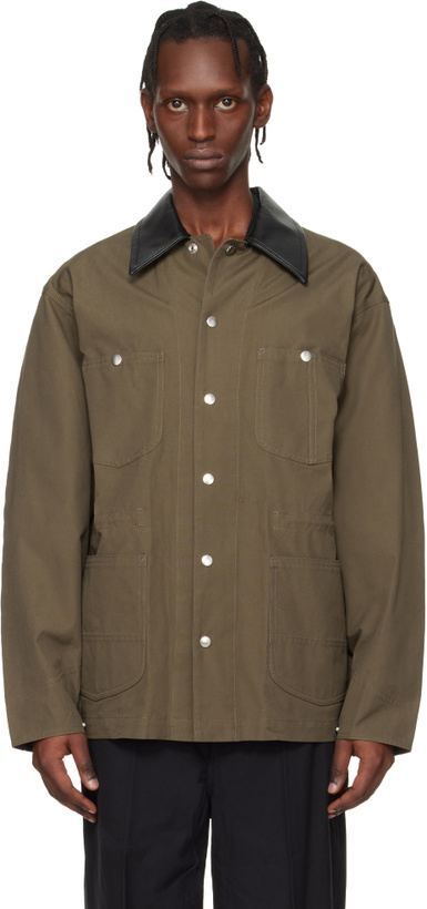 Photo: Toga Virilis Khaki Canvas Jacket
