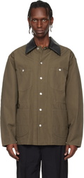 Toga Virilis Khaki Canvas Jacket