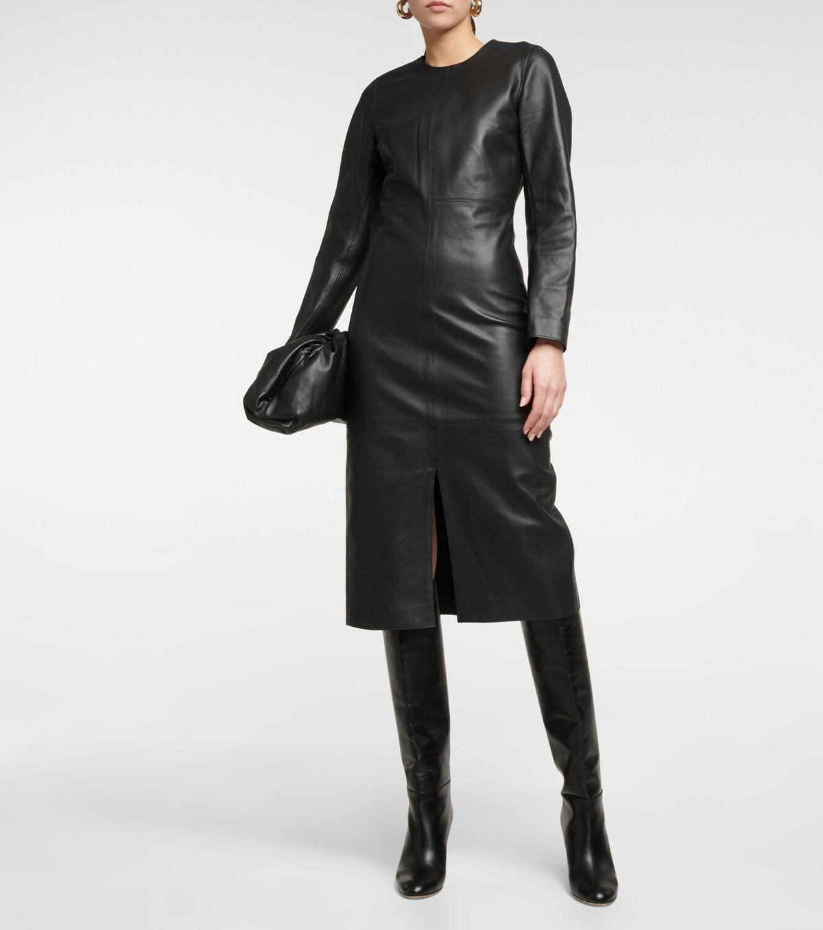 toteme leather dress Collection:Urban Opulence